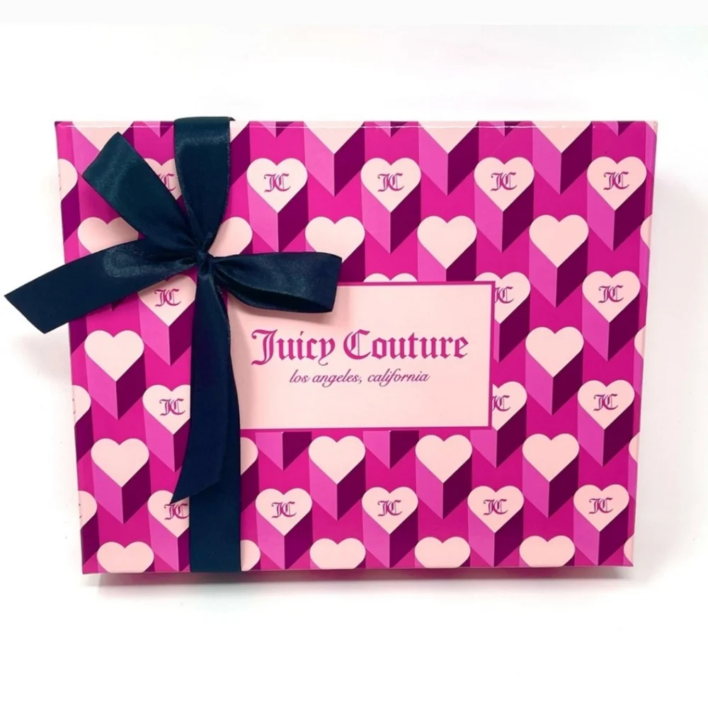 Juicy Couture "Taffy" Heart🩷 Faux Fur Crossbody Purse w/ Matching Card Case - Picture 6 of 11